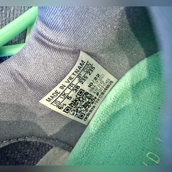 Adidas 4DFWD 2 Size 6.5 6 1/2 Running Shoe Silver Violet Violet Fusion Pulse Min - Picture 9 of 12